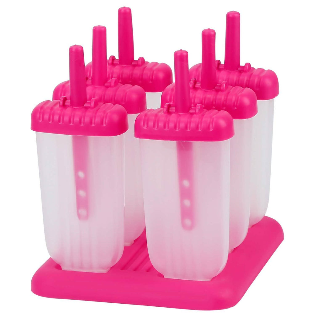 6-Piece Reusable Popsicle Mold Set