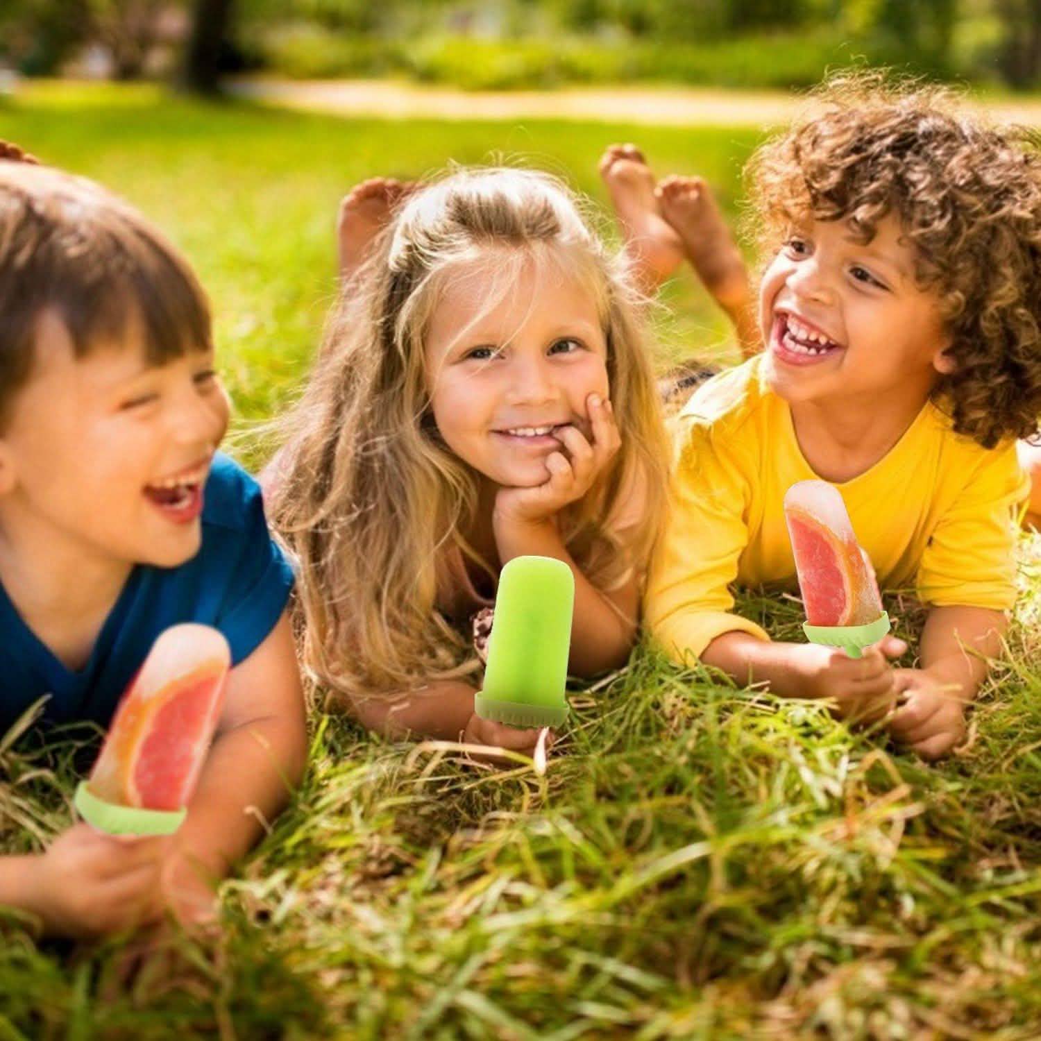6-Piece Reusable Popsicle Mold Set