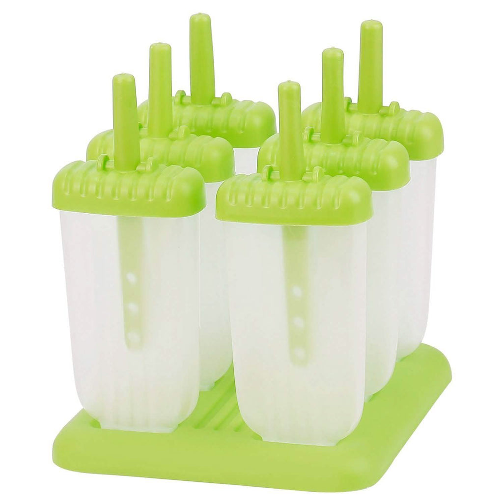 6-Piece Reusable Popsicle Mold Set