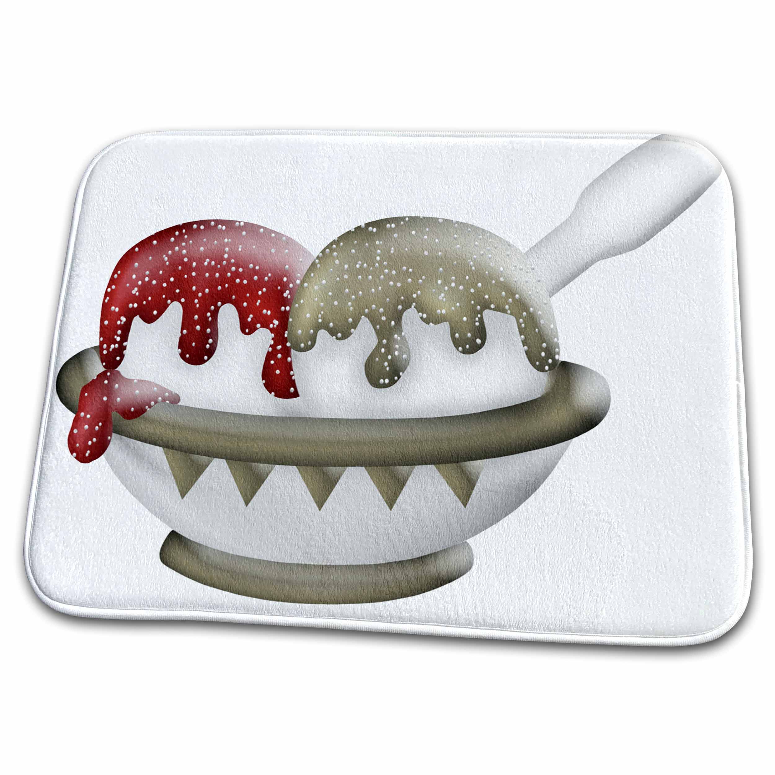 Ice Cream & Sprinkles Dish Drying Mat