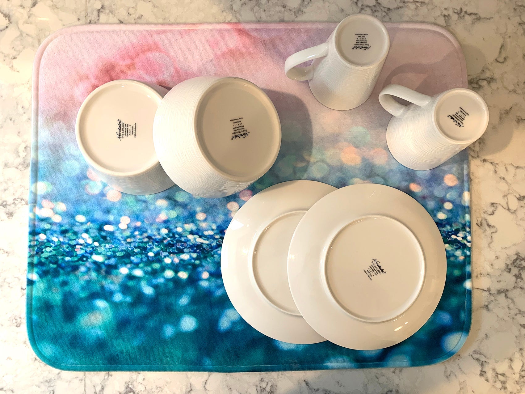 Ice Cream & Sprinkles Dish Drying Mat